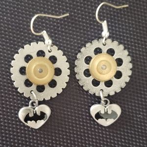Batman & Clock Piece Earrings